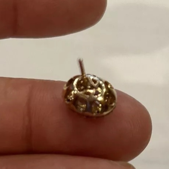 Le Vian 14K Strawberry Rose Gold Aquamarine & Diamond Halo Stud Earrings - Picture 12 of 14